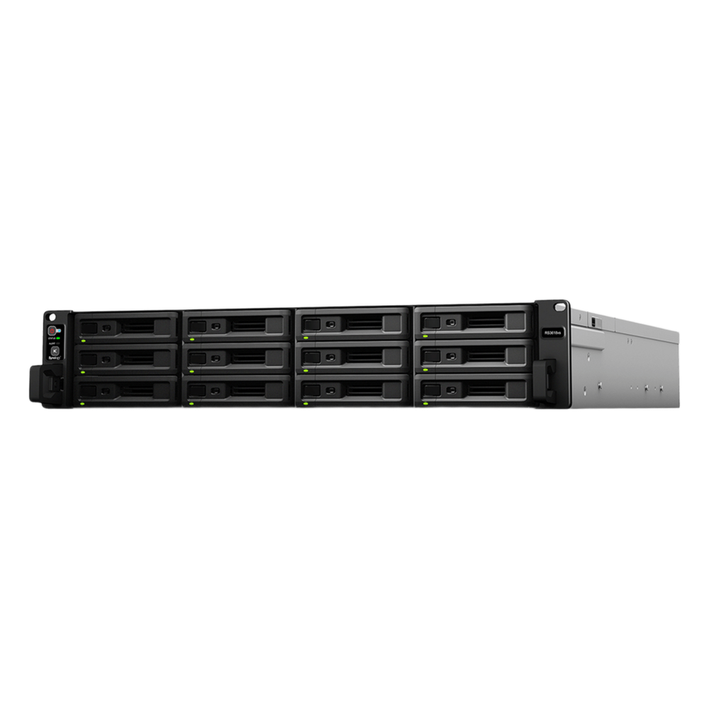 RackStation RS3618xs | Almacenamiento Empresarial | CPU Intel Xeon D-1521 | 12 Bahías | Escalable a 36 Bahías | 8GB DDR4 ECC | 10GbE | Compatibilidad con Virtualización .