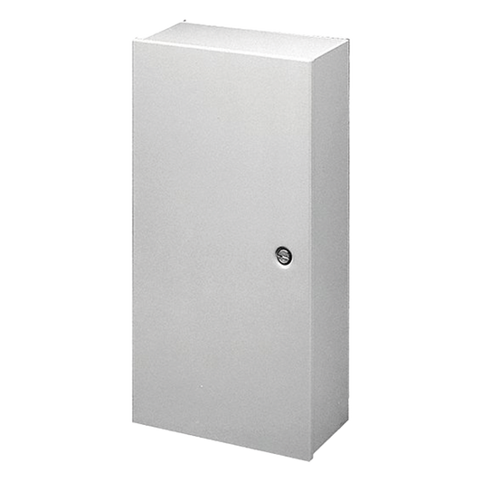 Gabinete de Bisagra Continua, Tipo 1, de 914 x 1219 x 235 mm, De Acero, Color Gris