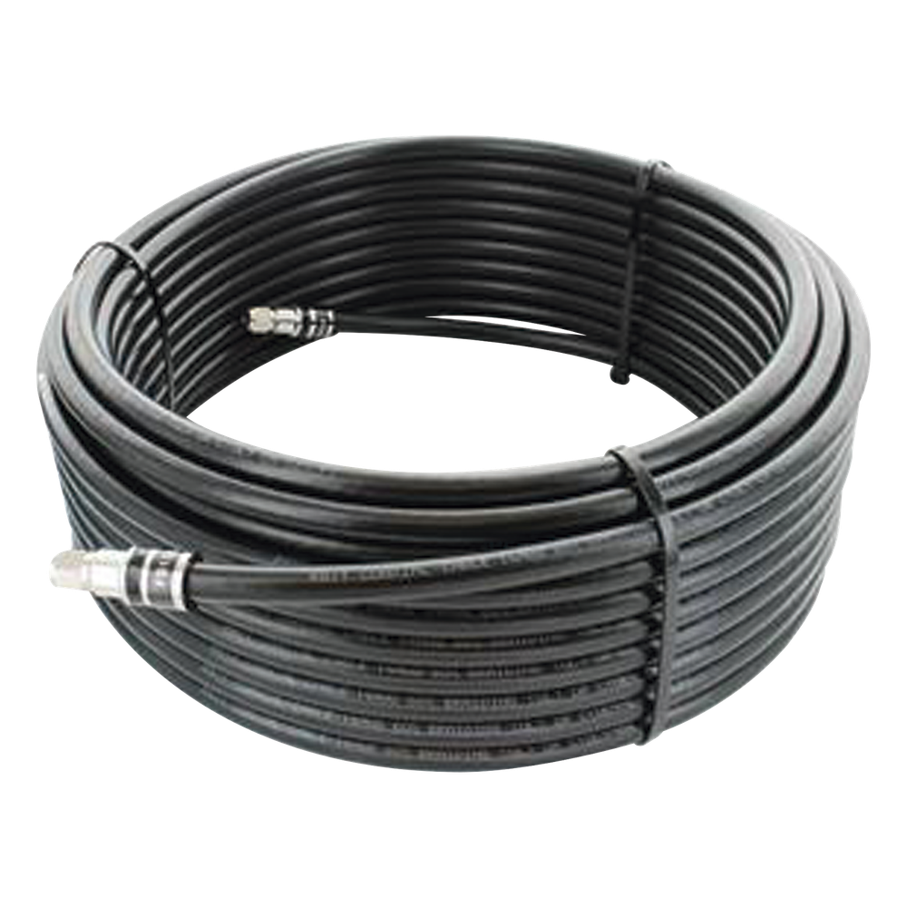 Jumper Coaxial con Cable Wilson-RG11 | Conector F Macho en los Extremos | 22.86 Metros (75 Pies) de Longitud