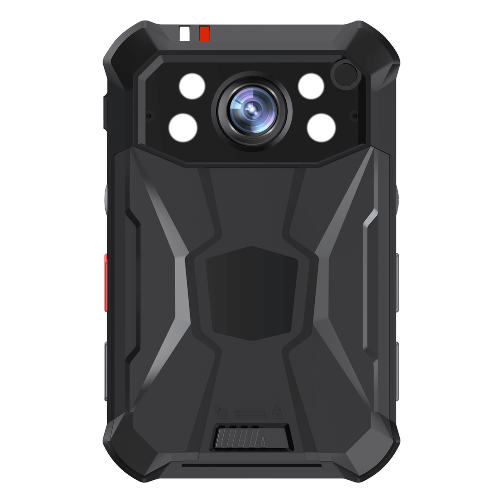 Body Camera Portátil / Grabación 2K a 30 fps / 40 MP Fotos / IP68 MIL-STD-810G / 4G WiFi GPS / 64 GB / Pantalla 2.4" LCD / PTT y SOS