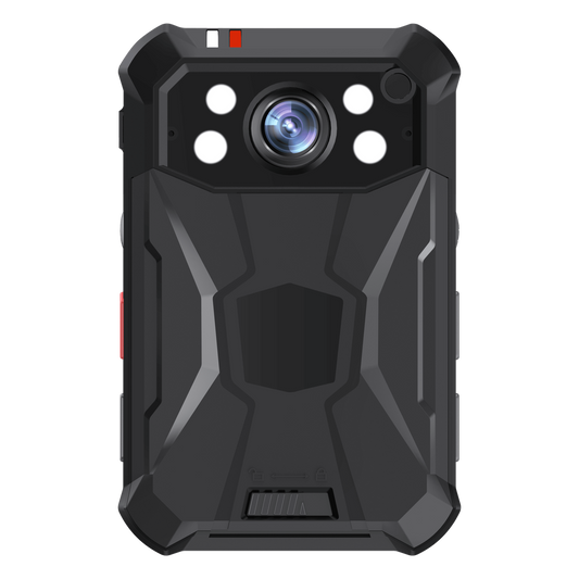 Body Camera Portátil / Grabación 2K a 30 fps / 40 MP Fotos / IP68 MIL-STD-810G / 4G WiFi GPS / 64 GB / Pantalla 2.4" LCD / PTT y SOS