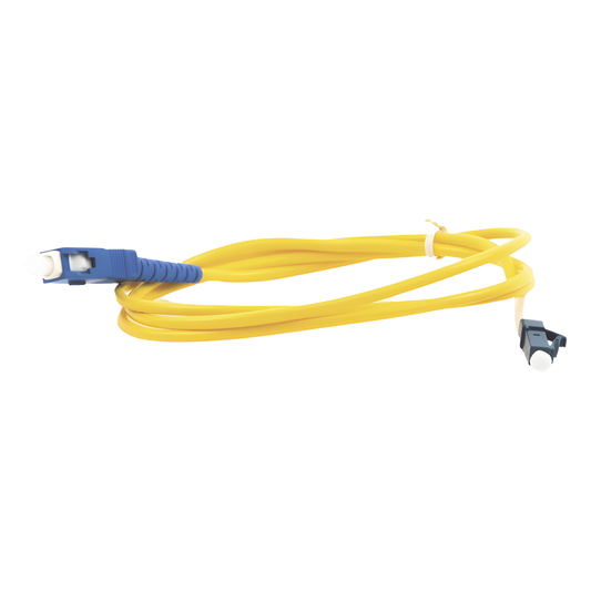 Jumper de Fibra Óptica Monomodo LC/UPC-SC/UPC Simplex de 1 Metro (3.28 Pies)