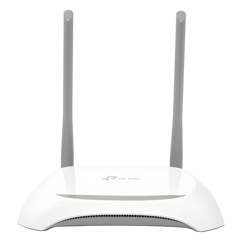 Router Inalámbrico WISP, 2.4 GHz, 300 Mbps, 2 antenas externas omnidireccional 5 dBi, 4 Puertos LAN 10/100 Mbps, 1 Puerto WAN 10/100 Mbps, control de ancho de banda