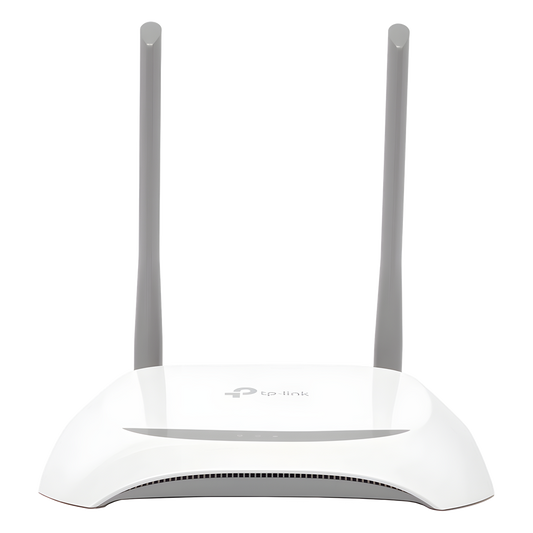 Router Inalámbrico WISP, 2.4 GHz, 300 Mbps, 2 antenas externas omnidireccional 5 dBi, 4 Puertos LAN 10/100 Mbps, 1 Puerto WAN 10/100 Mbps, control de ancho de banda
