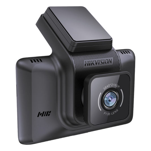 Cámara de Tablero / Cámara Frontal de 4 Megapixel (2K) y Trasera de 2 Megapixel (1080p) / Entrada de alarma para cambio a cámara de reversa / H.265 /  Pantalla Táctil 3" / WiFi / G-Sensor / Micrófono y Bocina Integr