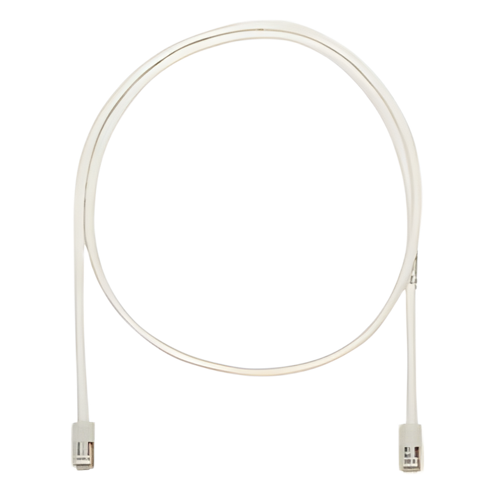 Cable de Parcheo UTP Categoría 5e, con Plug Modular en Cada Extremo - 2 Metros (6.56 Pies) - Blanco Mate
