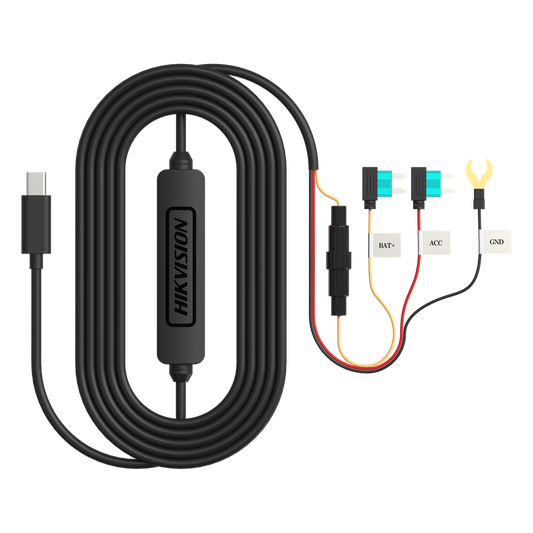 Adaptador Buck DC-DC / Entrada 12-24V DC / Salida 5V MicroUSB / Protección Baja Tensión 11.3V / Cable 3.4 m (11.2 ft)