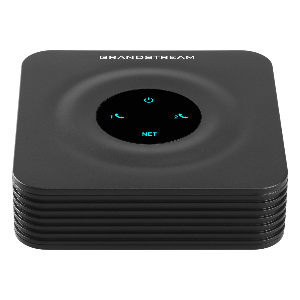 Adaptador de Teléfonos Analógicos ATA / 2 Puertos FXS (Conectar Teléfono Análogo) / Soporta 2 Perfiles SIP / Ethernet 10/100Mbps / Seguridad TLS y SRTP / Conferencia de Voz 3 Vías /