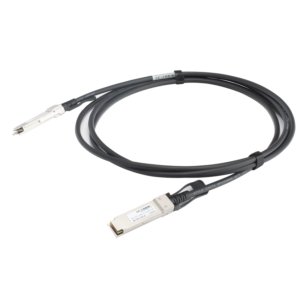 Cable DAC QSFP+ de 40 Gbps a 40 Gbps / Passive Direct Attach Copper Twinax Cable / Longitud: 3 metros