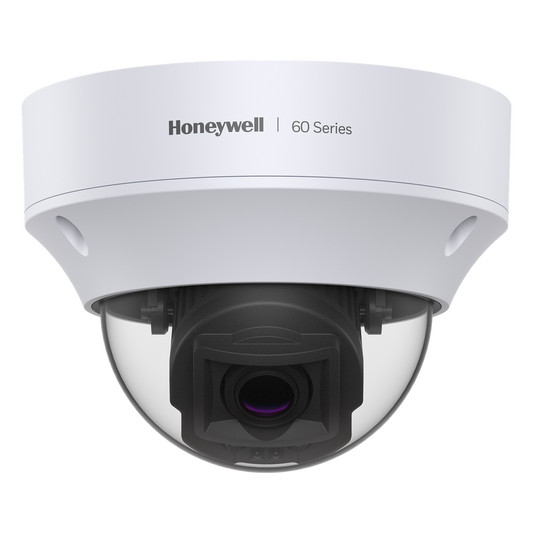Cámara IP tipo domo 5 MP para exterior con IR inteligente hasta 50 m, lente motorizado varifocal y compatibilidad ONVIF