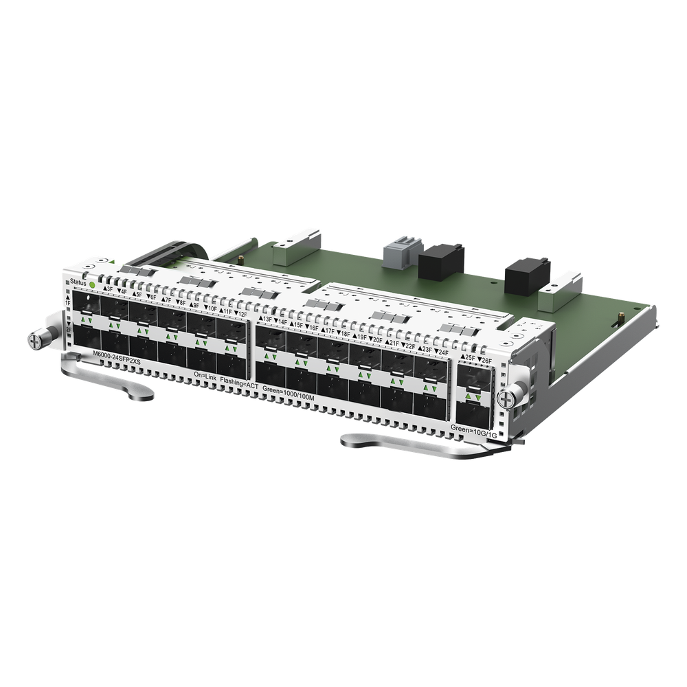 Tarjeta switch 24 puertos SFP y 2 SFP+ para RG-NBS6002
