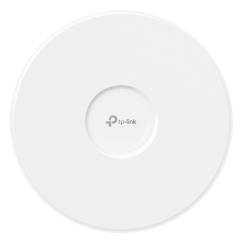 Punto de Acceso Omada / Wi-Fi 7 BE11000 MU-MIMO 2x2 / 1 Puerto 10 Gbps / Mesh Omada / Operaciones Multiencale (MLO) / Configuración por Controlador o Stand-Alone / Para Montaje en Techo/pared / Alimentación PoE+