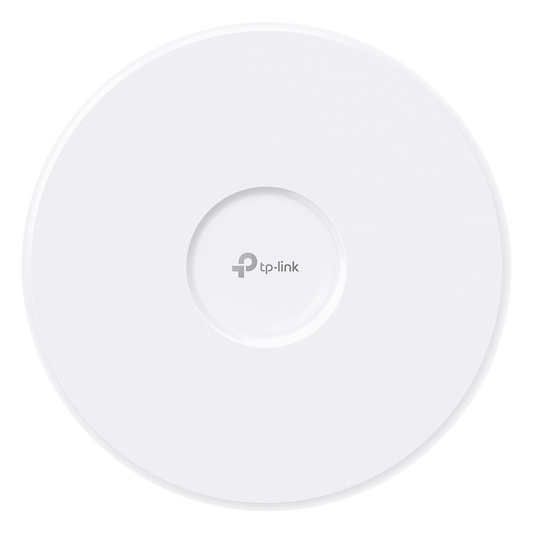 Punto de Acceso Omada / Wi-Fi 7 BE11000 MU-MIMO 2x2 / 1 Puerto 10 Gbps / Mesh Omada / Operaciones Multiencale (MLO) / Configuración por Controlador o Stand-Alone / Para Montaje en Techo/pared / Alimentación PoE+