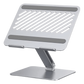 Soporte de Aluminio para Laptop | Ajustable 180° | Soporta Laptops de 10 a 17.3''| Capacidad de Carga 5Kg | Excelente Estabilidad | Diseño Para Alta Disipación de Calor | Altura y Angulo Ajustable | Plegable y Portátil.