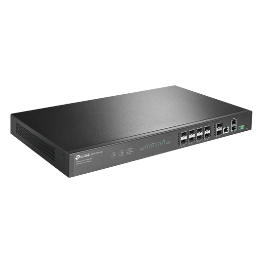 Deltra Stream - OLT de 8 Puertos GPON  / Conexión Hasta 1,024 ONUs / 1 Puerto Gigabit RJ45 Uplink / 2 Puertos SFP+ 10GbE Uplink / Fuentes Redundantes AC-AC (incluidas) /  Administración desde la Nube Sin Costo (DPMS)