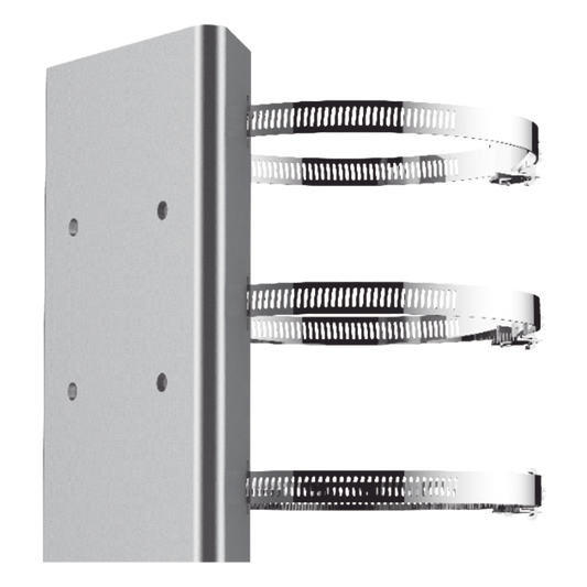 Montaje de Poste para PTZ / Acero Inoxidable / Compatible con PTZ HIKVISION