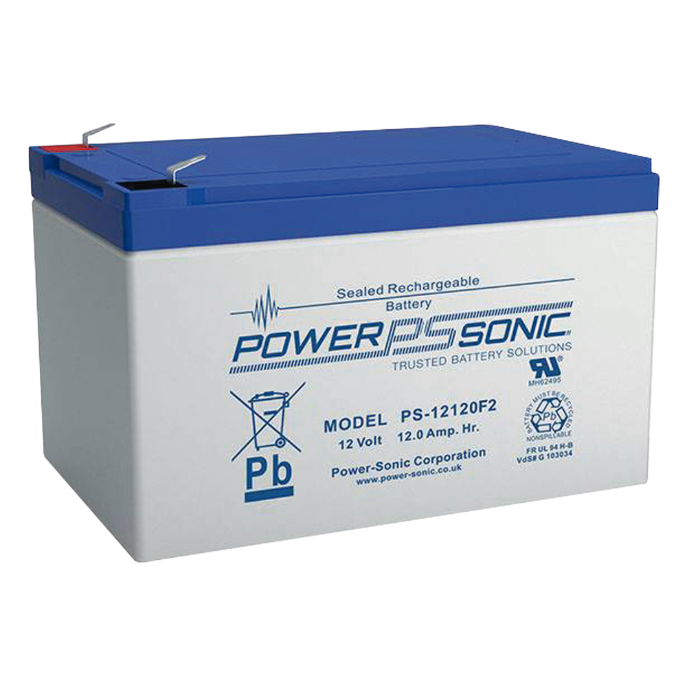 Batería 12V Recargable, 12AH, Para Respaldo, Tecnologías AGM/VRLA, 5 Años Vida Útil, Terminales tipo F2, Reconocida UL , Sin Mantenimiento, Sin Derrames