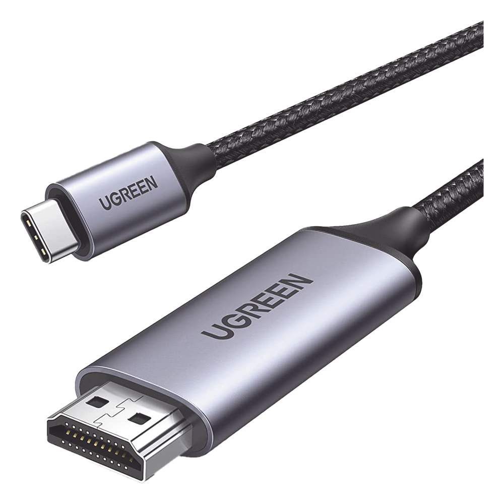 Cable USB-C 3.1 a HDMI 4K | 1.5 Metros (4.92 Pies) | Compatible con Thunderbolt 3 & 4 | Adaptador Tipo-C a HDMI | 4k@60Hz | Soporta Modo Espejo y Modo Extendido | Carcasa de Aluminio | Nylon Trenzado | Conector Niquelado | Blindaje Multicapa