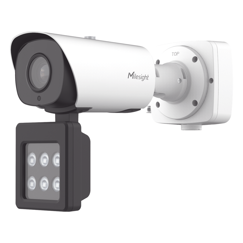 Cámara Bullet AI Road Traffic Pro / LPR en Tiempo Real / Luz Suplementaria IR/Blanca / 90 fps / Starvis 0.002 Lux / Super WDR 140dB / IP67