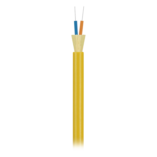 Cable de Fibra Óptica de 2 Hilos (G.657.A1), Monomodo OS2 9/125, Interior, Tight Buffer 900um, No Conductiva (Dieléctrica), Riser, Precio Por Metro