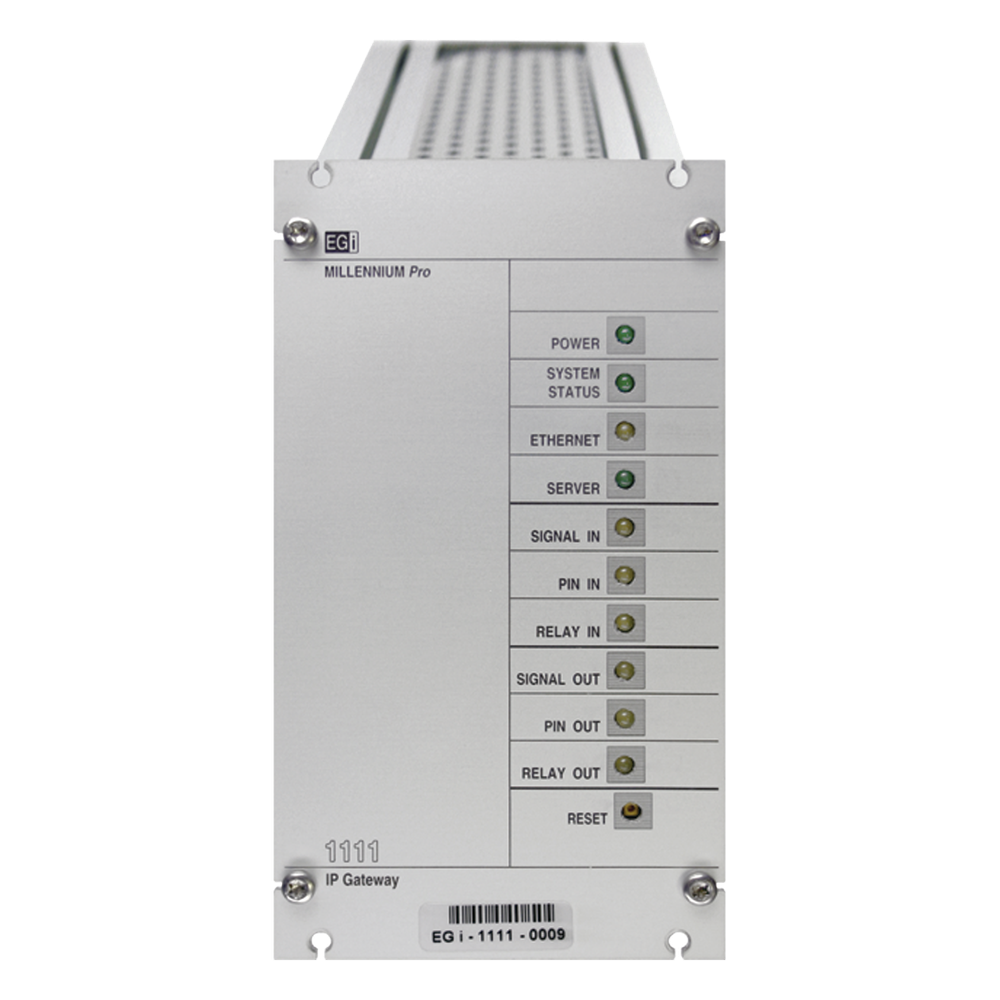 Interfaz Millennium IP para gestión de avisos y música por redes Ethernet por Streaming
