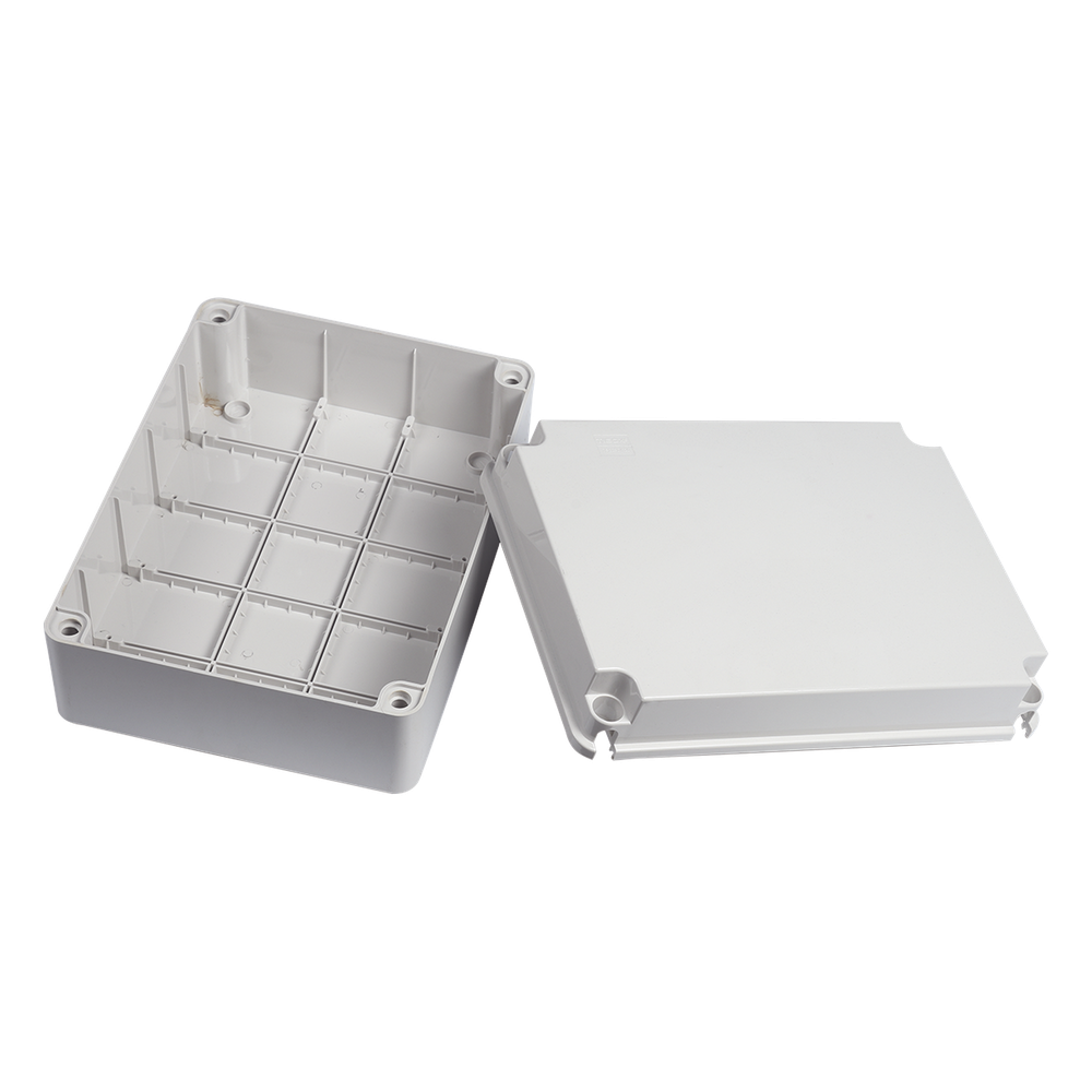 Gabinete de Plástico IP55 (190 X 240 X 95 mm). Protección EMI. Para Instalaciones Comerciales, Residenciales e Industriales. Incluye Tornillería para su Tapa.