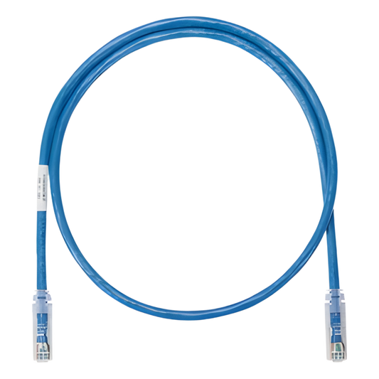Cable de Parcheo UTP Categoría 6, con Plug Modular en Cada Extremo - 1.5 Metros (4.92 Pies) - Azul