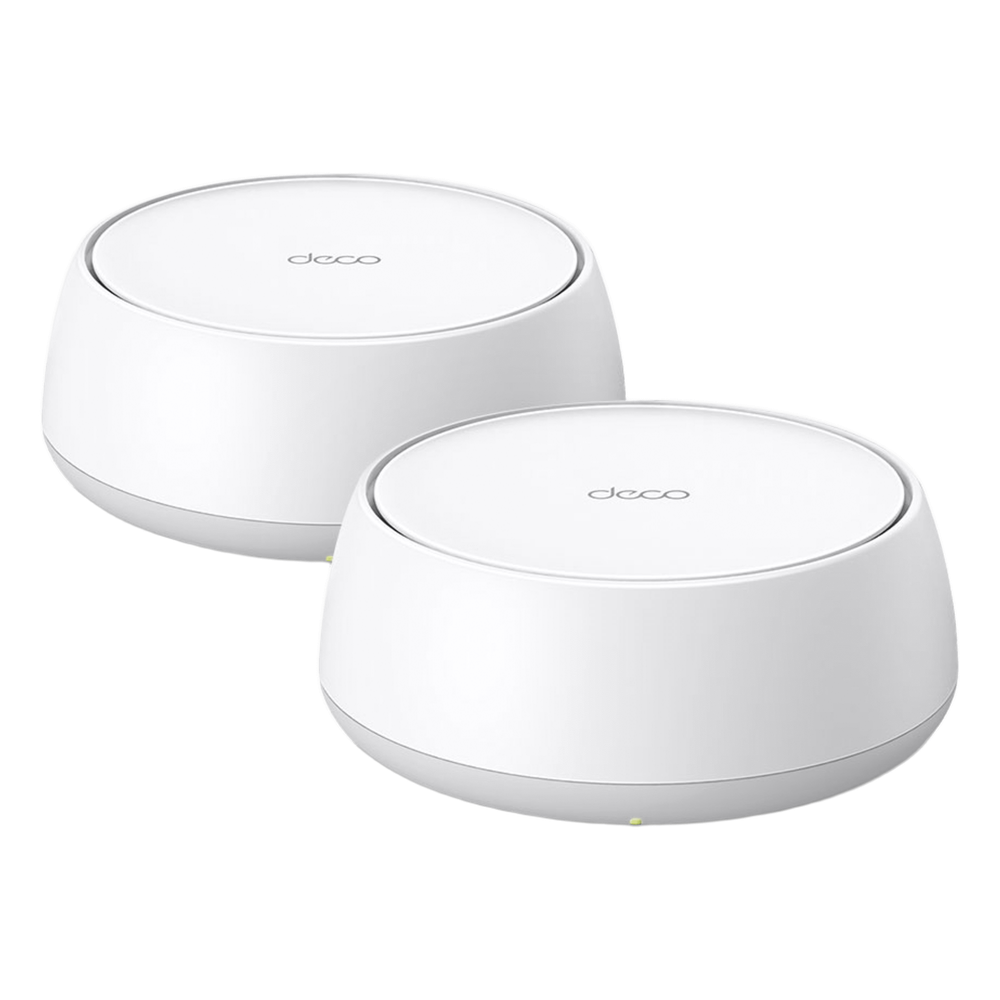 Kit Routers Inalámbricos MESH Interior para Hogar / Doble Banda Wi-Fi 7 BE3600 Mbps / 2 Puerto 1 Gigabit WAN/LAN / 4 Antenas Internas / Operación Multi-Link MLO / Administración Mediante la App Deco (iOS, Android) / HomeShield