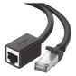 Cable de Extensión Cat6 RJ45 F/UTP / Macho a Hembra / 3 Metros (9.84 Pies) / Método de Conexión 568B / Velocidad de Transmisión 1000Mbps / Ancho de Banda del Canal 250MHz / Caja de Cobre / Negro