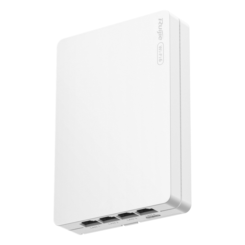 Punto de Acceso Mesh Wi-Fi 6 para interior en pared, hasta 320 usuarios ideal para Hotelería u Oficina.