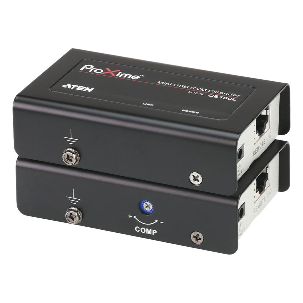 Extensor KVM USB | Acceso remoto PC | Hasta 100 m Cat5e | 1920x1200 | Protección ESD | Ajuste deskew