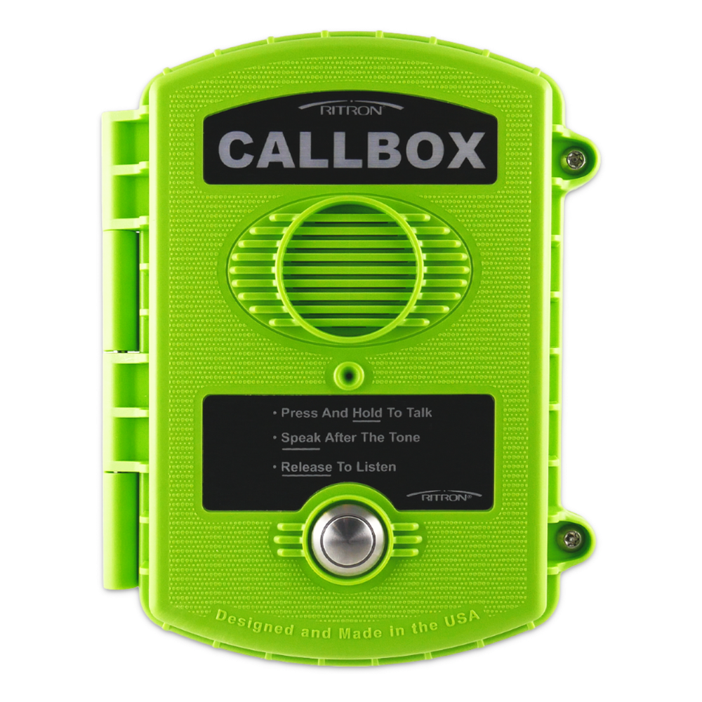 Callbox, Intercomunicador Inalámbrico Vía Radio UHF 450-470MHZ, Serie Q1 en Color Verde