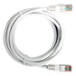 Cable de Parcheo UTP Cat6 - 2 Metros (6.56 Pies) - Blanco