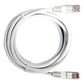 Cable de Parcheo UTP Cat5e - 0.5 Metros (1.64 Pies) - Blanco
