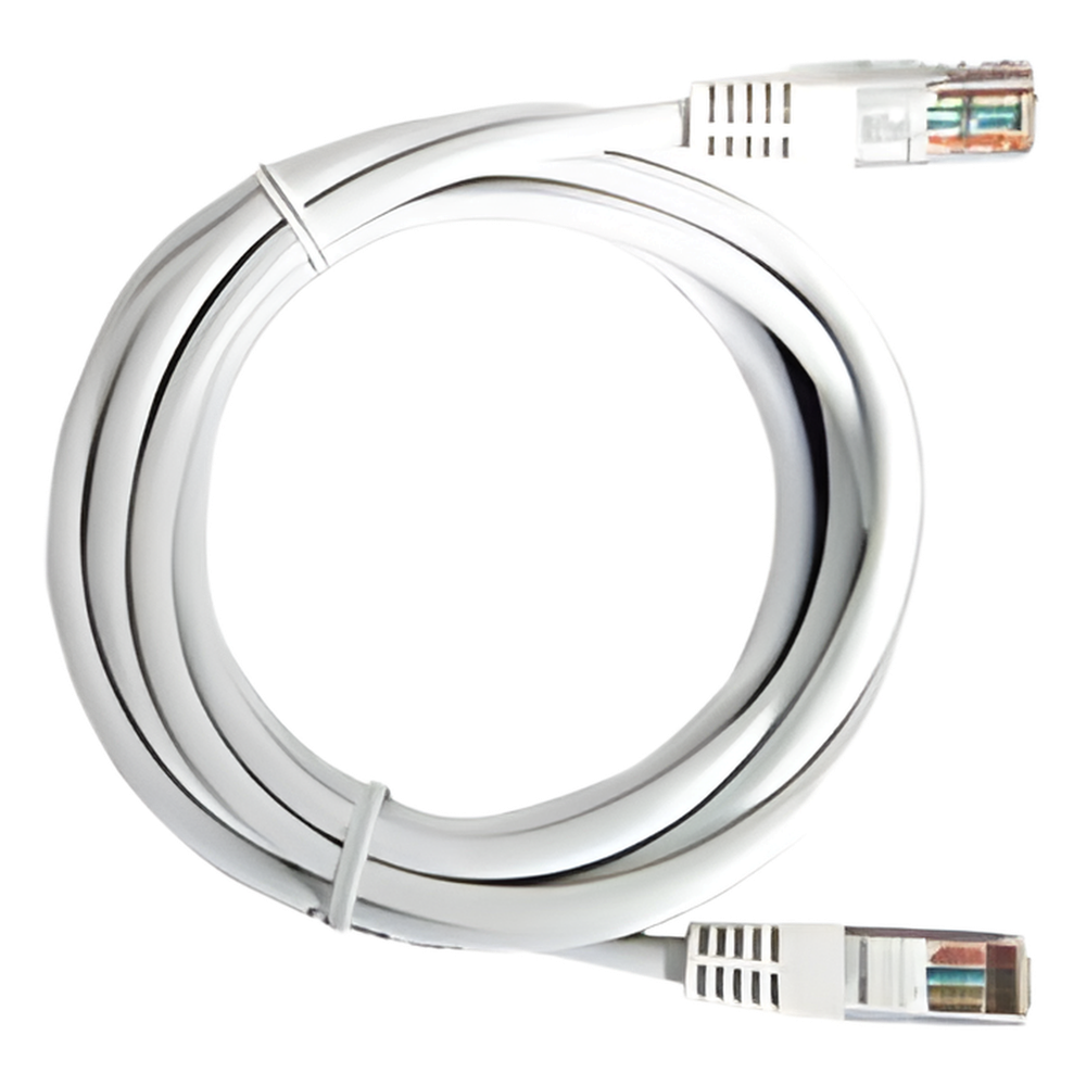 Cable de Parcheo UTP Cat5e - 0.5 Metros (1.64 Pies) - Blanco