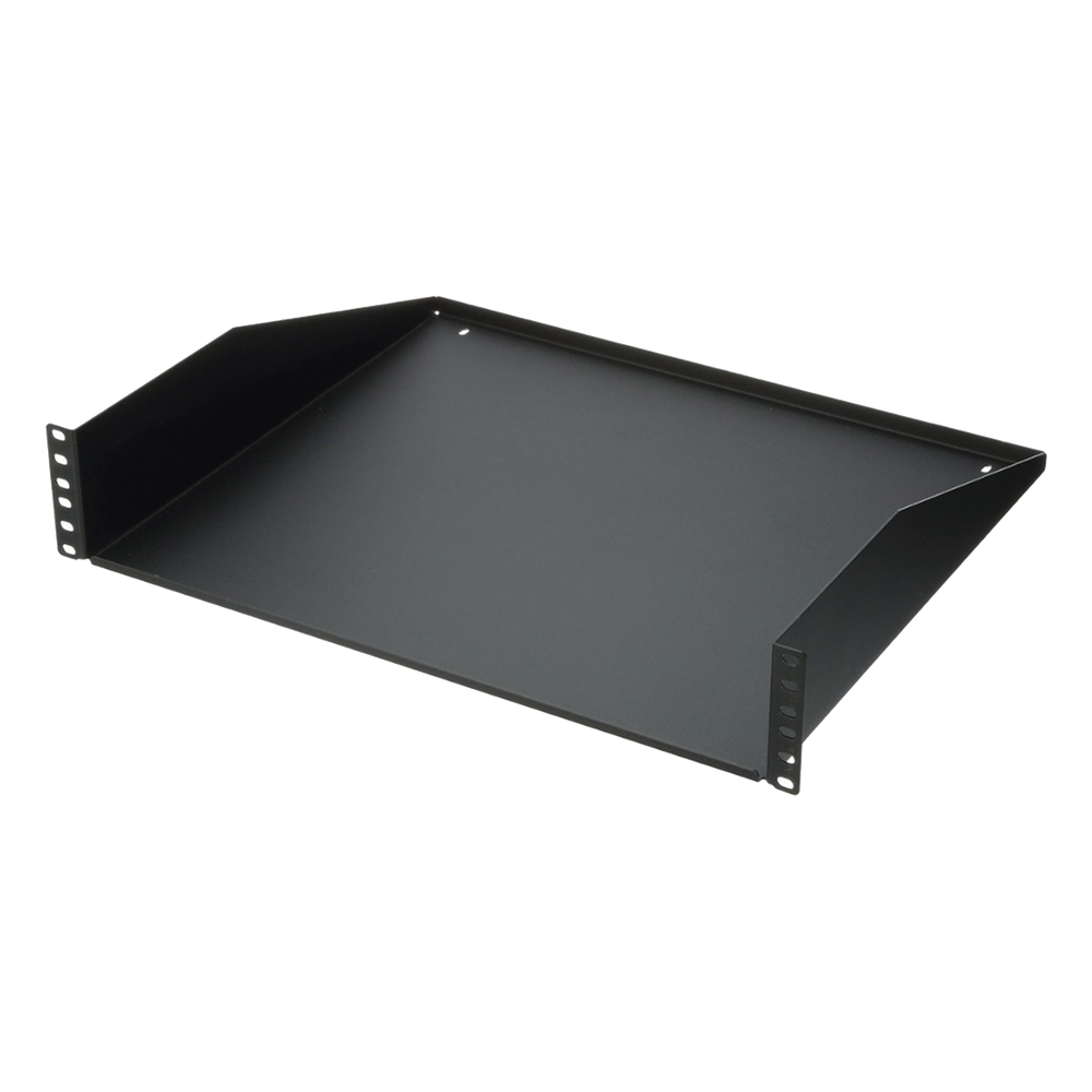 Charola para Soportar Equipos en Rack de 19", con Capacidad de Carga de 30Kg, 2UR