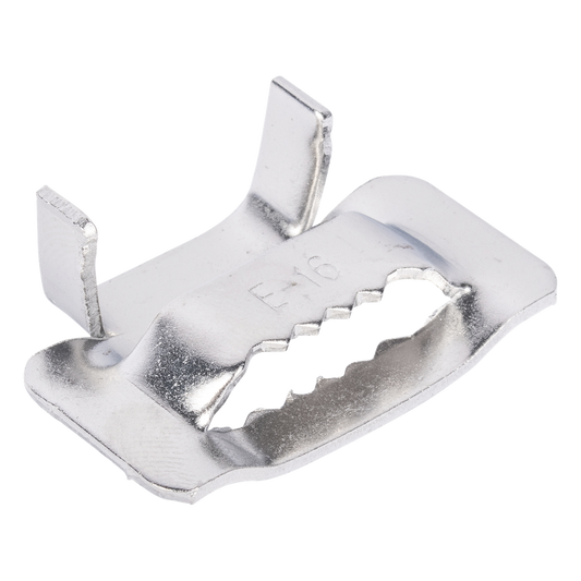 Hebillas PanSteel™ de Acero Inoxidable 201, Para Uso con Fleje ESW16T76-CR2 de 5/8, Paquete de 100pz