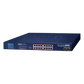 Switch No Administrable PoE+ Extender, Aislamiento VLAN de 16 Puertos Gigabit +, 2 Combo TP/SFP y Pantalla