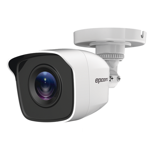 Bala TURBOHD 2 Megapíxeles (1080p) / METALICA / Gran Angular 103° / Lente 2.8 mm / IR EXIR Inteligente 20 mts / Exterior IP66 / TVI-AHD-CVI-CVBS
