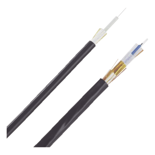 Cable de Fibra Óptica de 24 Hilos, Monomodo OS2, Interior/Exterior, Loose Tube 250um, No Conductiva (Dieléctrica), OFNR (Riser), Precio Por Metro