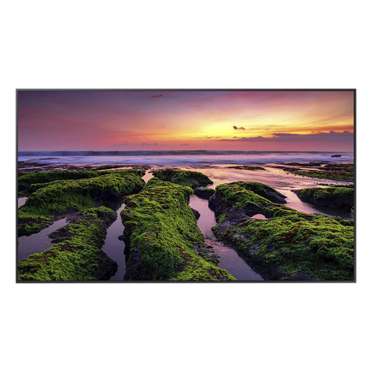 Pantalla Profesional LED de 65" para marketing digital / UHD 4K (3840x2160p) / Entradas de Video HDMI / uso 16/7 / Compatible VESA 400x300 / compatible con plataforma de gestion Samsung VXT