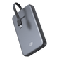 Power Bank 10000mAh con Cable Integrado 20W / Puerto USB-C PD3.0 PPS / Puerto USB-A SCP 22.5W / Batería Polímero Litio / Protecciones Múltiples / Indicador Digital / Material V-0