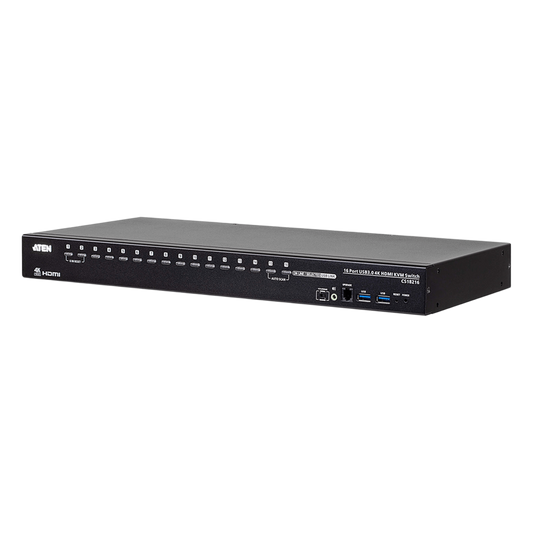 Switch KVM | 16 Puertos | 4K USB 3.0 | Video DynaSync™ | Conexión en Cascada | Función Pantalla Múltiple