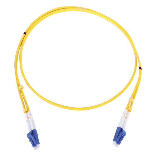 Jumper de Fibra Óptica Monomodo LC/LC Duplex de 1 Metro (3.28 Pies)