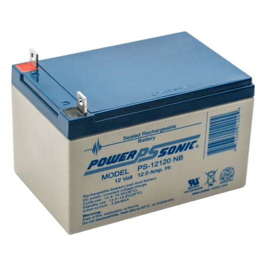 Batería 12V Recargable, 12AH, Para Respaldo, Tecnologías AGM/VRLA, 5 Años Vida Útil, Terminales tipo NB1, Reconocida UL , Sin Mantenimiento, Sin Derrames