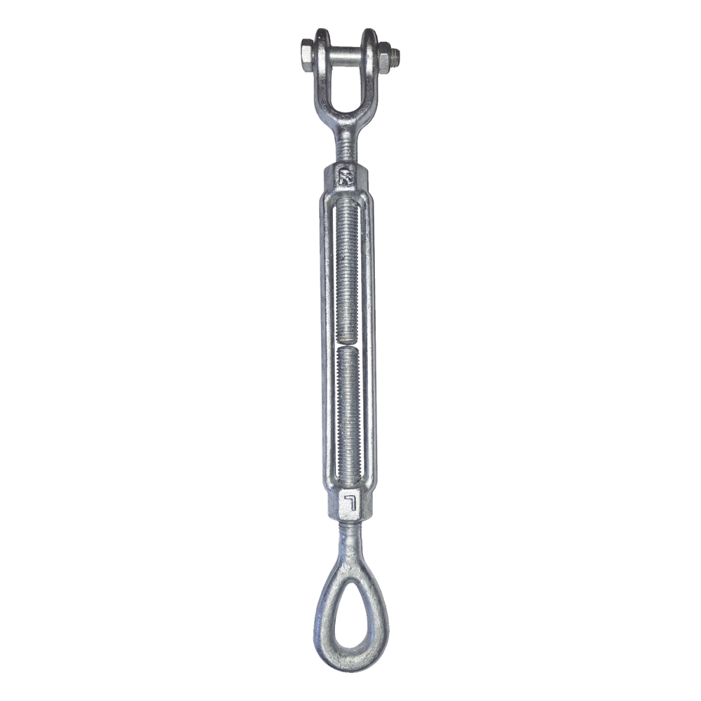 Tensor de 1/2" x 9" Acero Forjado OJO-QUIJADA Galv. Inmersión en Caliente (Carga Max. 2200 lbs).