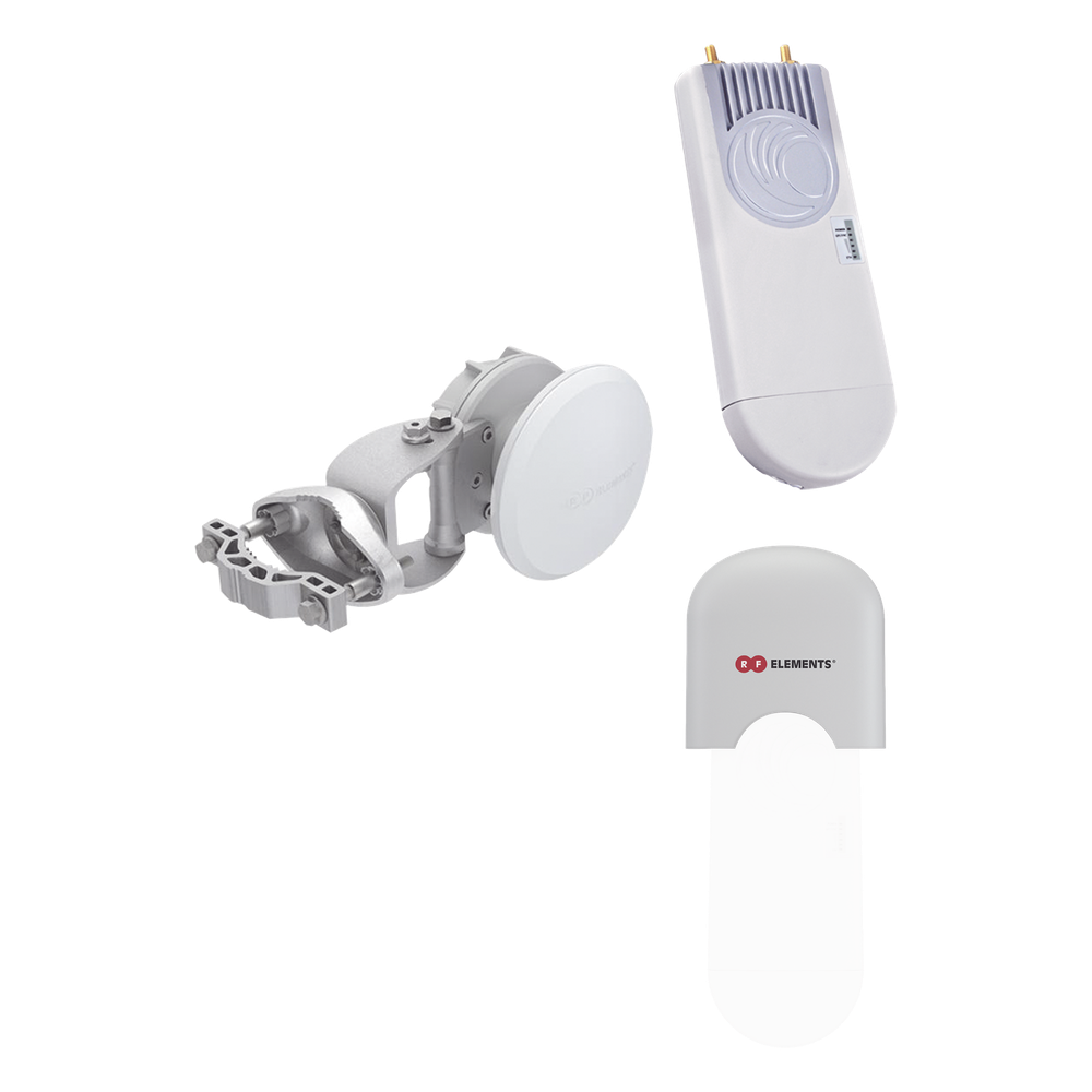 Kit Cambium ePMP-5C + RF Elements 90 grados simetricos para WISP con su adaptador TwistPort