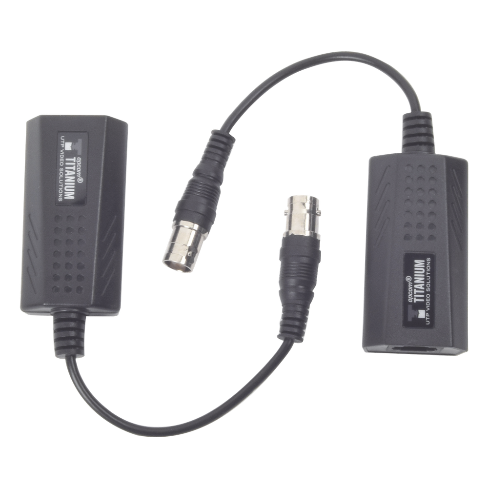 Kit EXTENSOR IP por cable CABLE COAXIAL para distancias de HASTA 200 m / REUTILIZA EL CABLEADO EXISTENTE PARA CONECTAR CÁMARAS IP / No Requiere Energía / Transmisión en Tiempo Real / Protección Contra Sobretensiones Incorporada