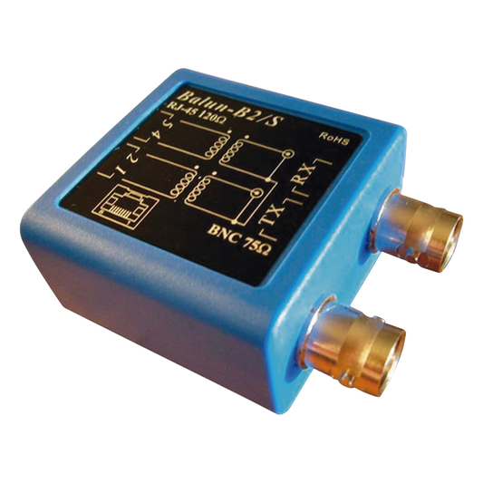Balun E1 -Adaptador BNC hembra 75 ohms a jack RJ45 120 ohms