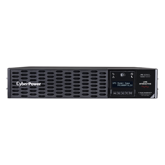 UPS de 1000 VA/1000 W, Topología Línea Interactiva, Entrada 120 Vca NEMA 5-15P, Onda Senoidal Pura, Torre o Rack 2 UR, Con 8 Tomas NEMA 5-15R